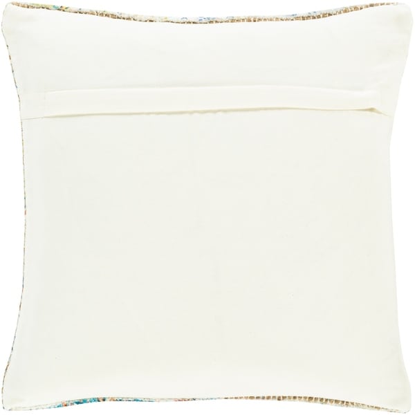 Cresco Woven Jute Boho 18-inch Throw Pillow Cover