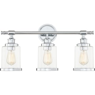 Alford 3-Light Polished Chrome Vanity Light