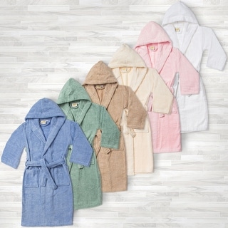 Luxurious Cotton Collection Kids Hooded Bath Robe