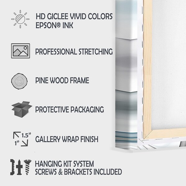 Designart "Vintage Illustration Of Butterfly I" Animals Butterfly Canvas Wall Art Print