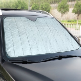 Agfabric Aluminum Foil Insulated Sunshade Silver,55"x27.6"