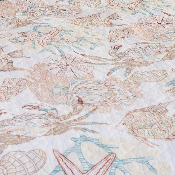 Key Biscayne 72x72 Cotton Shower Curtain