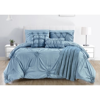 9-Piece Comforter Set - Queen - Blue