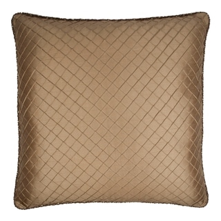 Austin Horn Classics Botticelli Brown 26-inch Diamond Luxury Euro Sham