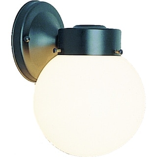 Volume Lighting 1-Light Black Outdoor Wall Sconce