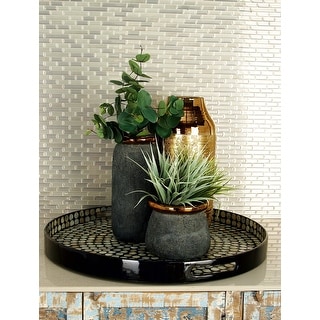 Black MDF Coastal Tray 3 x 24 x 24 - 24 x 24 x 3