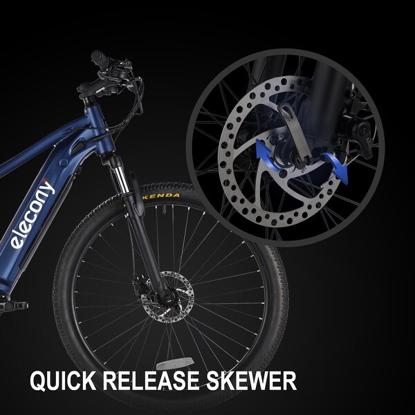 Electric 27.5" Adults Bike, Motor City Ebike, 7 Speed System