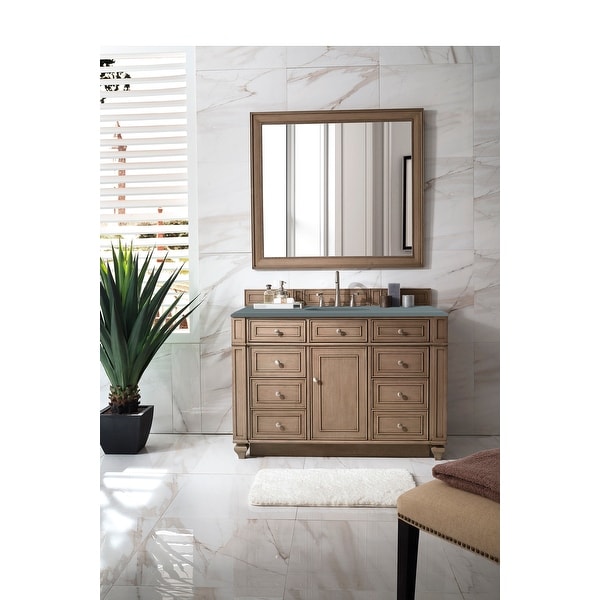 James Martin Vanities Bristol 48" Single Vanity, Whitewashed Walnut