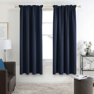 Deconovo Rod Pocket 38 Width Curtains (2 Panel)