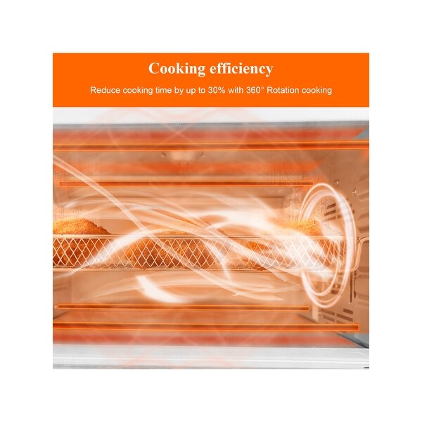 Whall Air Fryer Oven, 30-Quart Smart Convection 11-in-1 Toaster Oven - Stainless Steel