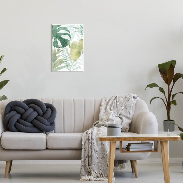 Stupell Layered Tropical Botanical Leaves Wall Plaque Art by Grace Popp