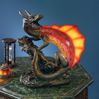 Design Toscano Viper The Serpent Dragon Lamp