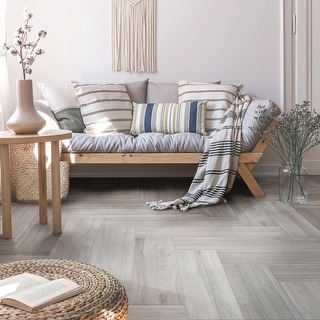 Merola Tile Llama Silver Smoke 8-1/2" x 35-1/2" Porcelain Floor and Wall Tile Pallet