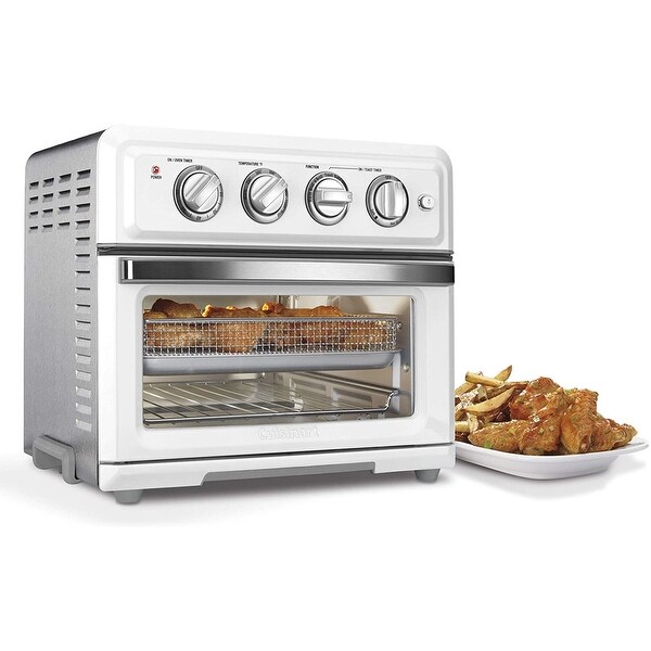 Cuisinart TOA-60WFR Airfryer Convection Toaster Oven White Certified Refurbished