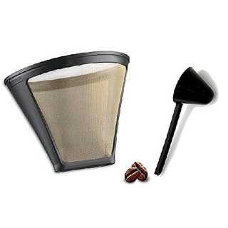 Replacement Permanent Coffee filter Cuisinart GTF-4 Gold Tone Filter for DCC-450 Coffee Maker with Large Coffee Scoop