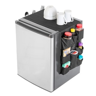 Smart Design Mini Fridge Organizer with 12 Pockets