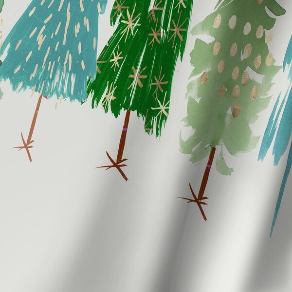Christmas Trees By PI Holiday Collection - Shower Curtain