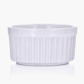 4-Inch White Ceramic Ramekin