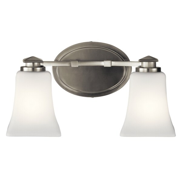 Kichler Lighting Clare Collection 2-light Brushed Nickel Bath/Vanity Light