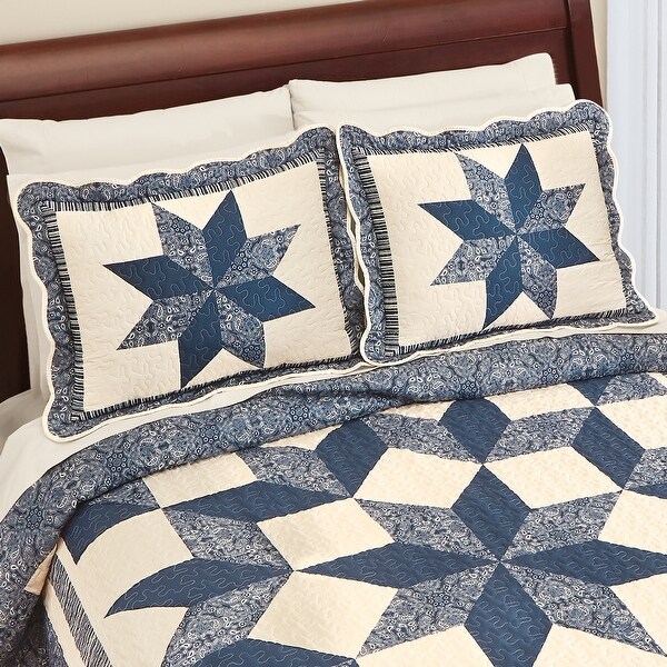 Sienna Star Scalloped Edge Pillow Sham