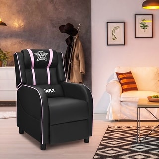 Massage Gaming Recliner Chair Racing Style Single Lounge Sofa
