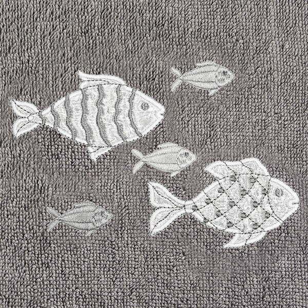 Authentic Hotel and Spa Turkish Cotton Figi 2PC Embellished Hand Towel Set