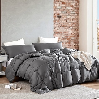 Snorze Cloud Comforter Set - Coma Inducer Ultra Cozy - Charcoal
