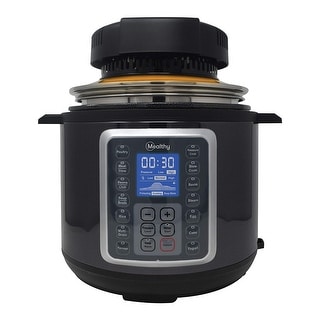 Mealthy CrispLid for Broiling and Air Frying in Pressure Cooker, 6 and 8 Quart