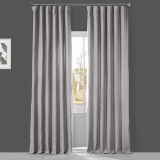Exclusive Fabrics French Linen Lined Curtain Panel (1 Panel)