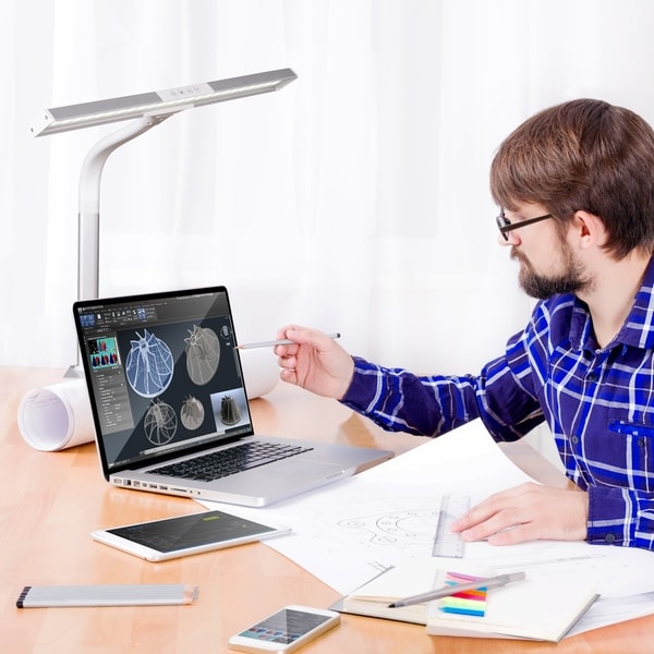 OttLite Extra Wide Area LED Clamp Lamp