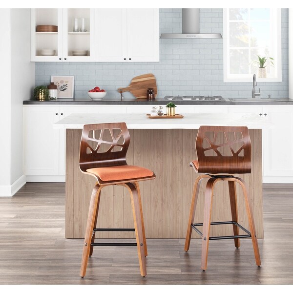 Carson Carrington Sala Mid-century Modern Counter Stools (Set of 2)