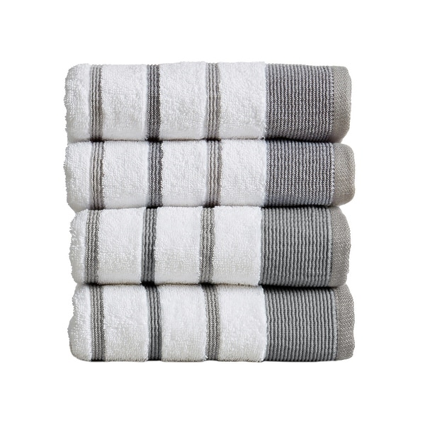 Luxurious Cotton Decorative Stripe Towel Set