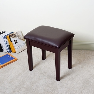 Multifunctional Vanity Stool,Makeup Dressing Stool with PU Seat