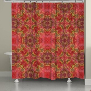 Laural Home Warm Crepe Myrtle Shower Curtain