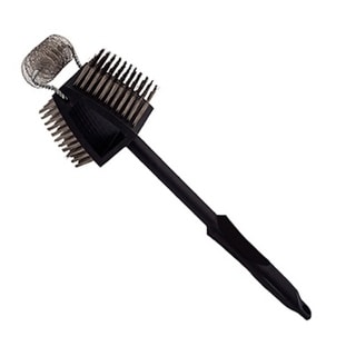 Mr. Bar-B-Q 00411TVN Grill Zone Triple Action Grill Brush, 18 Inch