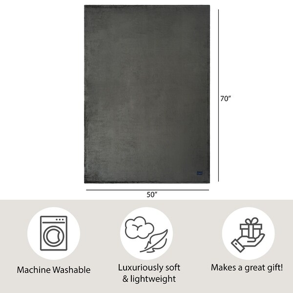 French Connection 50 in. x 70 in. Throw Blanket