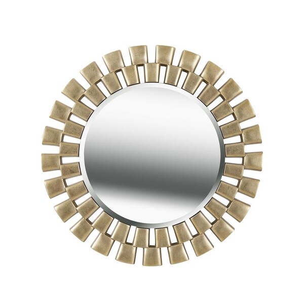 Hera Silver Finish Wall Mirror - 36" Dia.