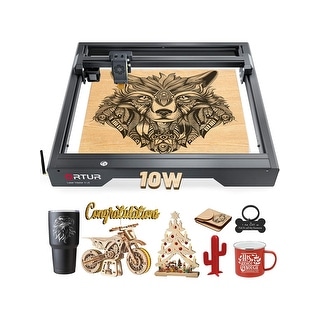 ORTUR Laser Master 3 Lite, LU2-10A 10W Laser Module Intelligent Laser Engraver - Grey