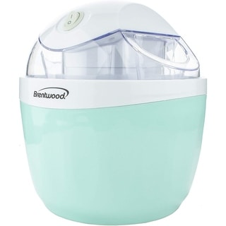 Brentwood TS-1410BL - 1 qts. 15W Blue 5-Programs Ice Cream Maker