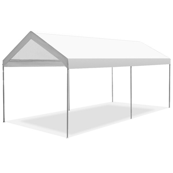Gymax Steel Frame Party Tent Canopy Shelter Portable Car Carport - See Details