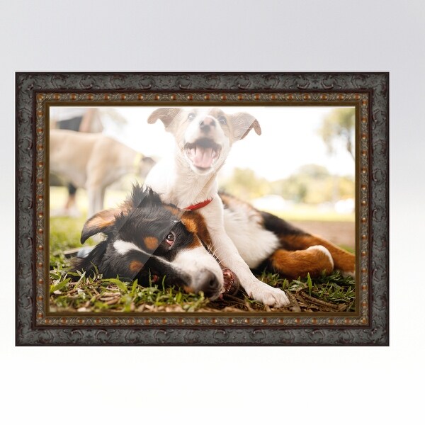8x14 Black Picture Frame - Wood Picture Frame Complete with UV