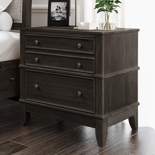 Hazel 3-Drawer Nightstand