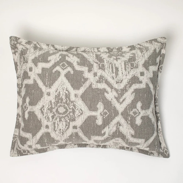 Merko Linen Cotton Grey Duvet Cover or Pillow Sham