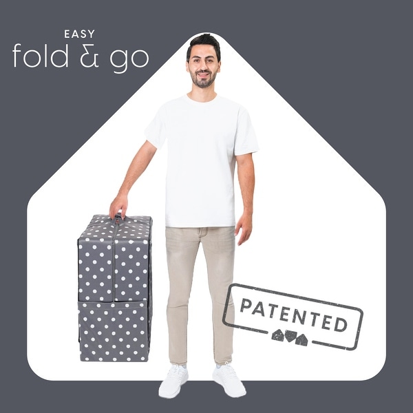 Milliard Portable Toddler Bed - Folds for Travel - gray - 48" x 20"