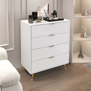 White 4 drawer cabinet