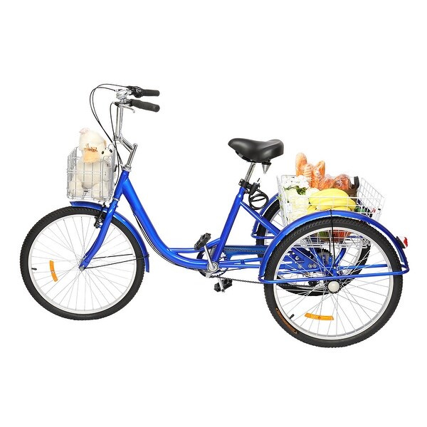 Adult Tricycle 26" Wheels, 7 Speed Men's Women's Bike