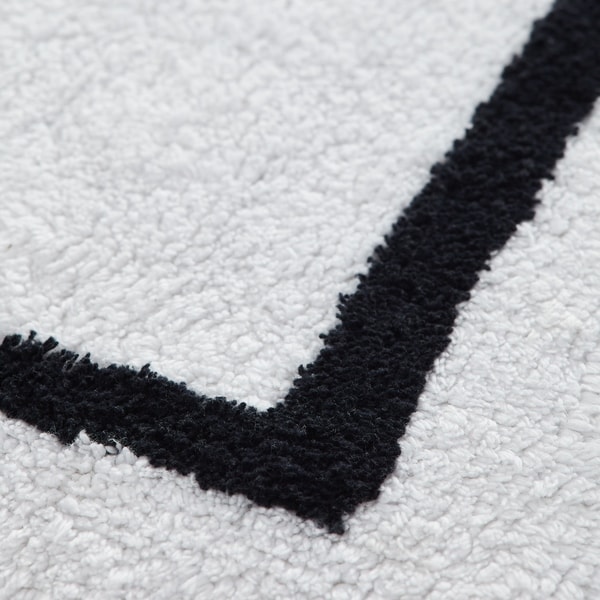 Modern Threads Reversible Contrast Stripe Bath Runner