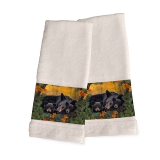 Warm Cozy Bears Hand Towel Set - 16x29