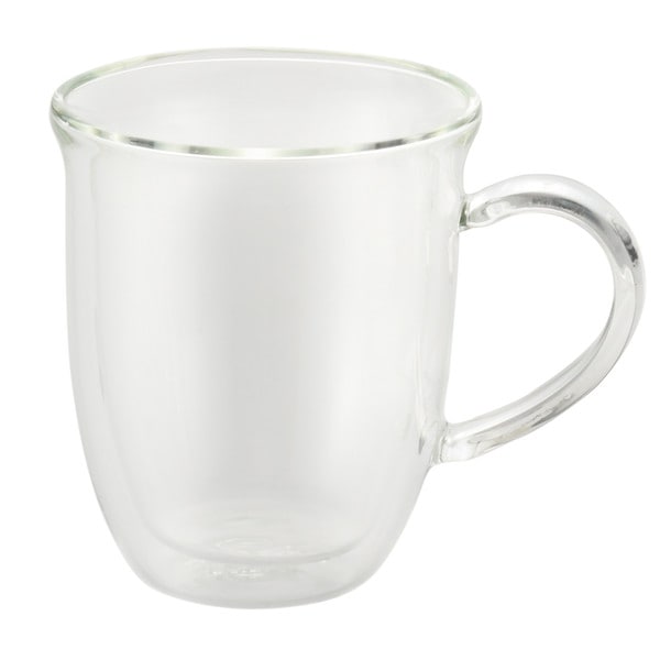 BonJour Coffee 2-Piece Insulated Glass Cappuccino Cup Set