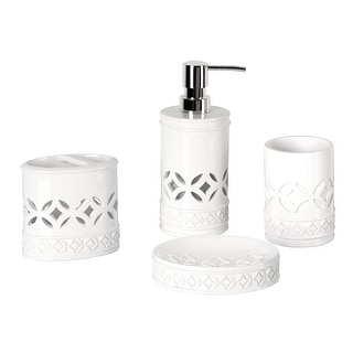 Cayden 4-Piece Bath Accessory Set